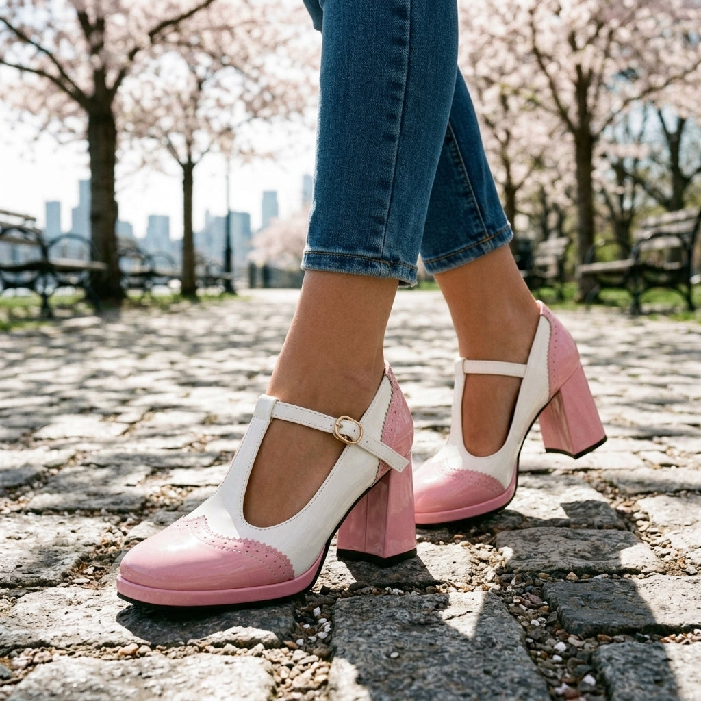 Leopoldine | Patent Brogue Loafers