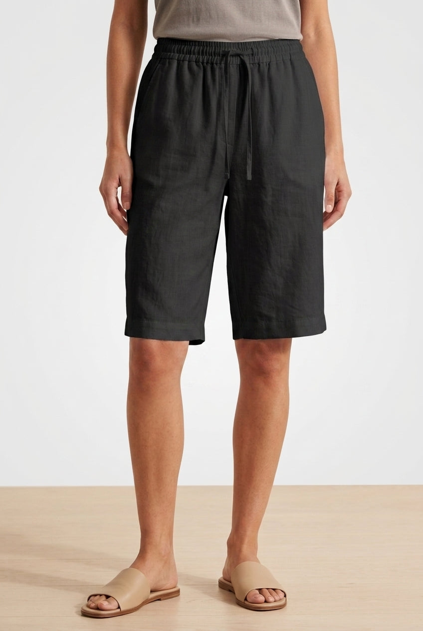 Casual Summer Shorts for Women, Relaxed Fit Lightweight Breathable with Drawstring Elastic Waist & Pockets, for Everyday