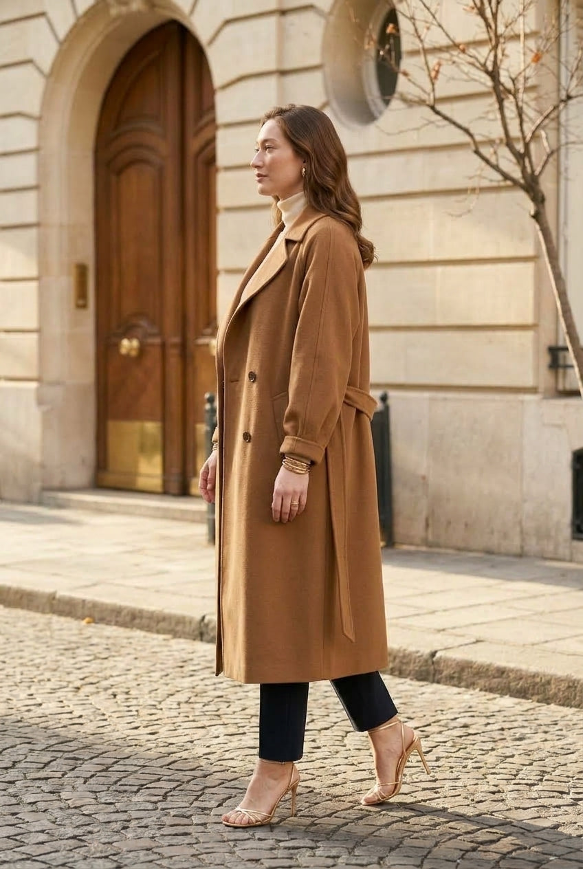 Ditte | Cashmere Blend Longline Coat