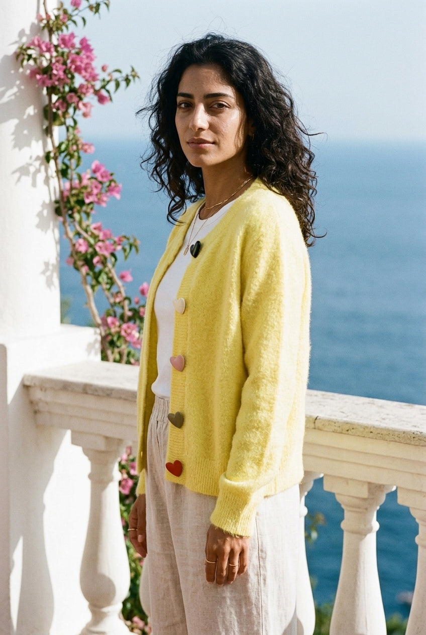 Enida | Knit V-Neck Cardigan