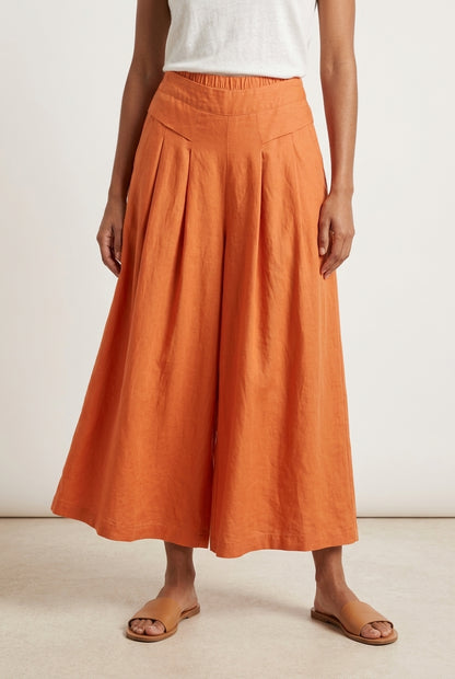 Breathable Wide-Leg Pants for Women, Loose Fit Lightweight Elastic Waistband, for Everyday, Travel, Casual & Relaxed Wea