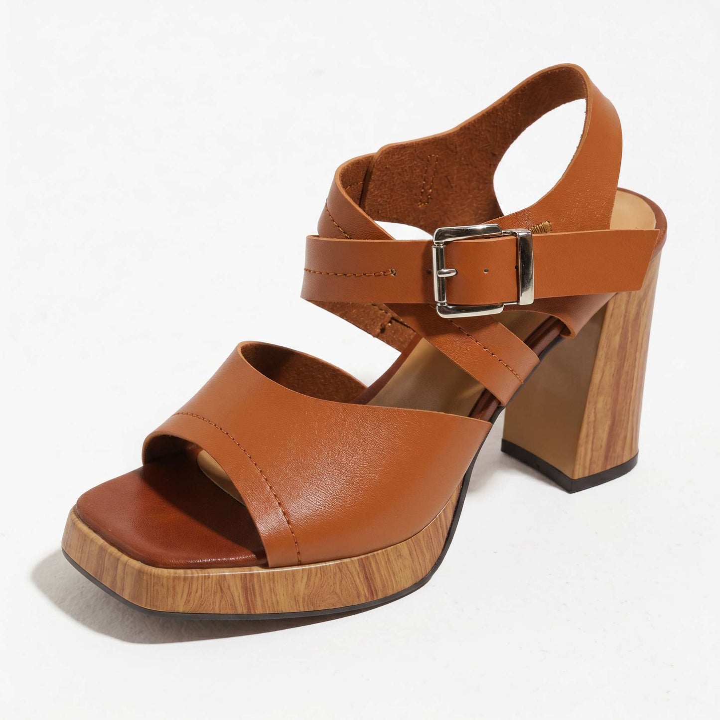 Elinor | Buckle Platform Heels
