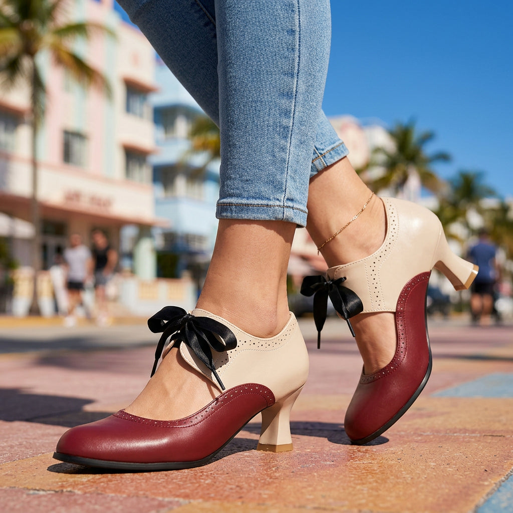 Octavie Jovie | Tie-Bow Loafers